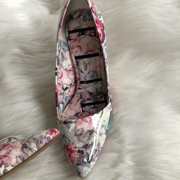 Elle floral print heels - Picture 2 of 4